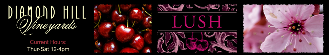 Close up of fresh cherries, Detail from the wine label, Close up of cherry blossom.